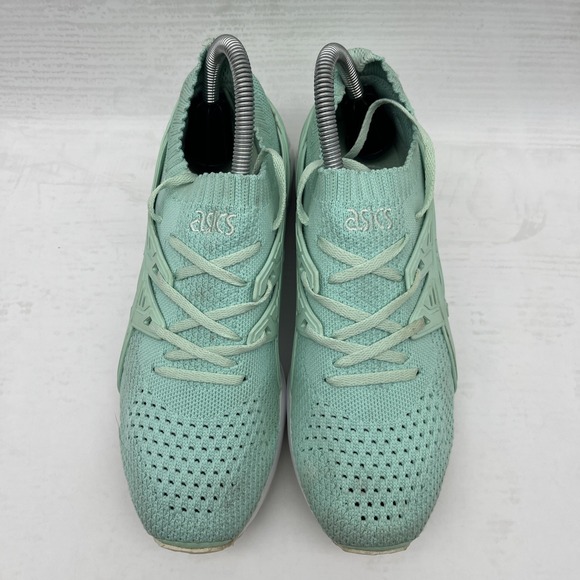 Asics Womens Gel Nimbus 24 1012B201 Green Running Shoes Sneakers Size 7 - Picture 9 of 16